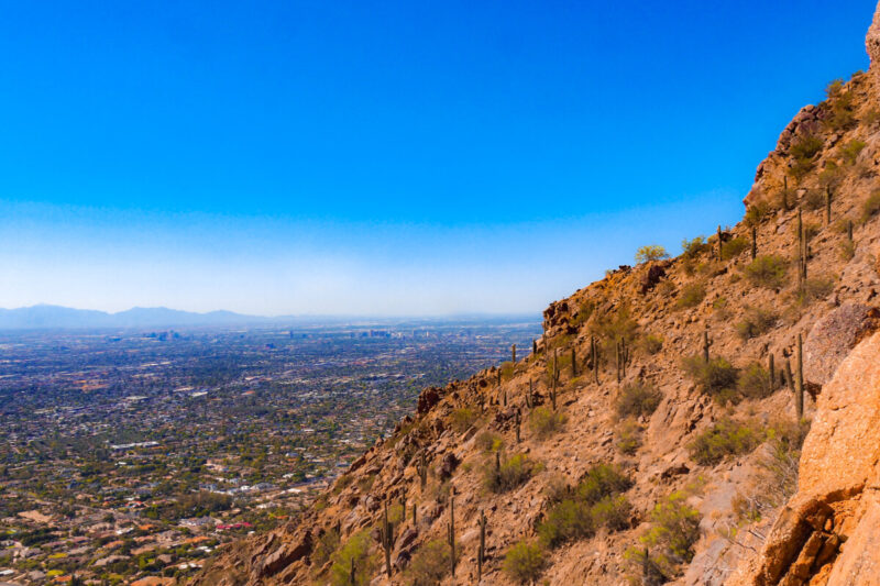 View of Phoenix Metro from Camelback Mountain, Arizona