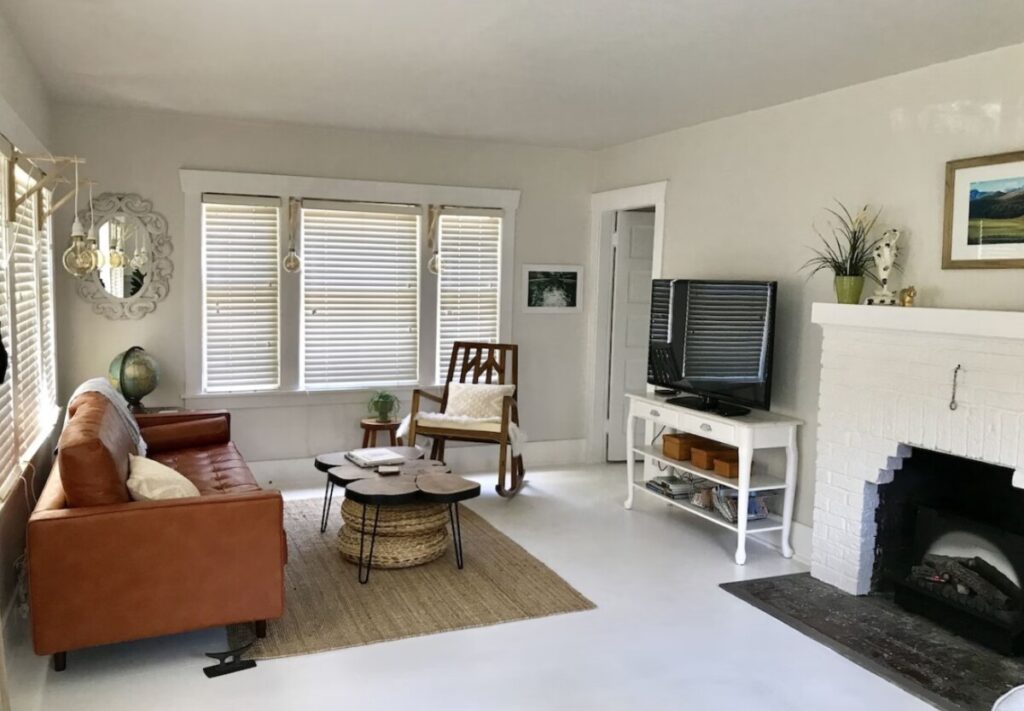 Charming 100-Year-Old Home living area interior