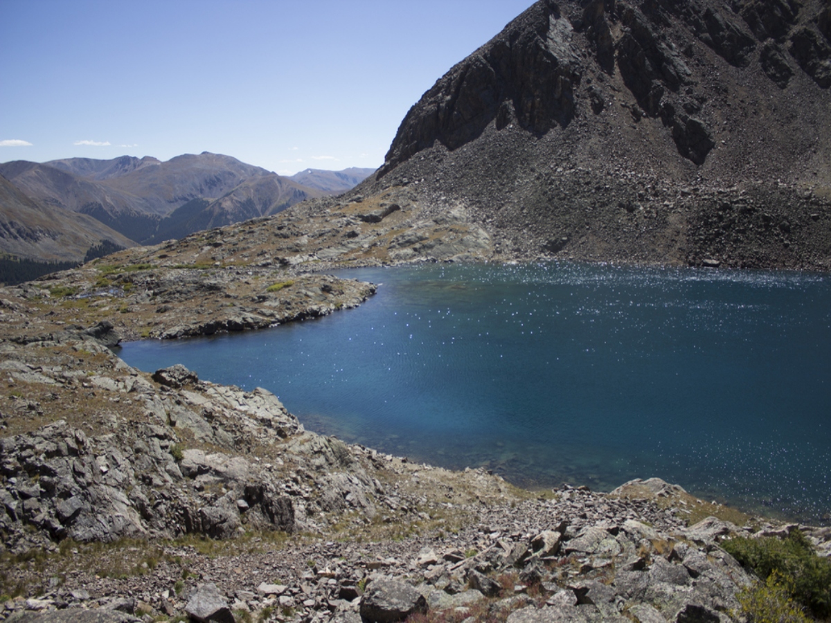 View of Chihuahua Lake Colorado in Colorado