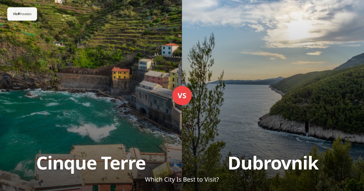 Cinque Terre vs Croatian Coast: Which Destination is Better to Visit in 2025? comparison - ViaTravelers Travel Guide