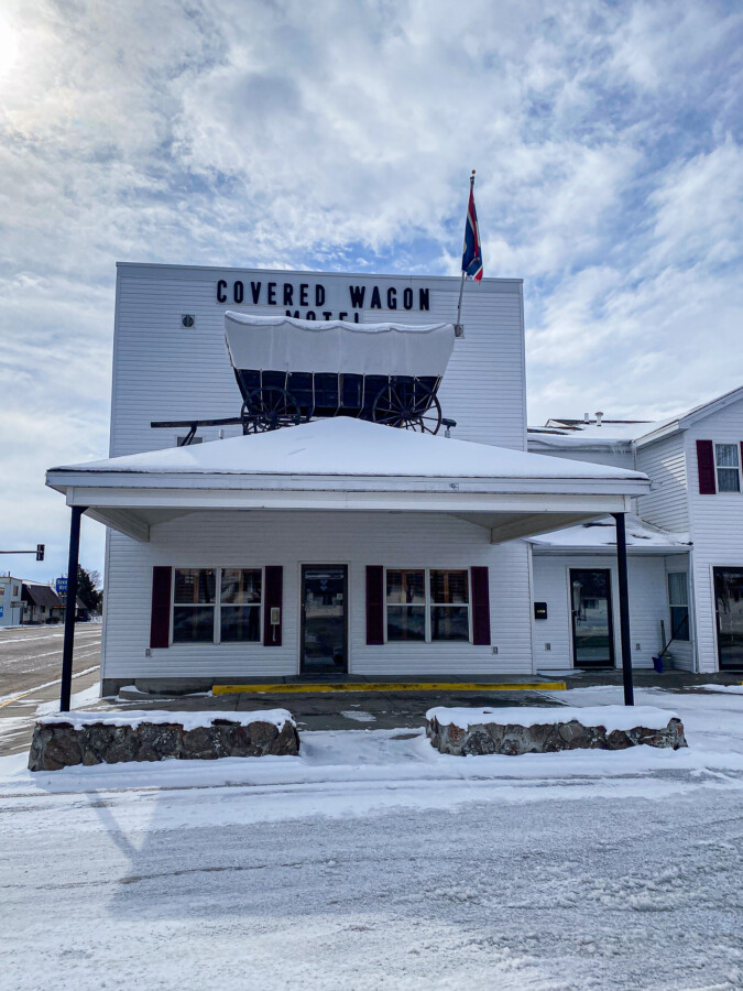 Covered Wagon Motel in Lusk, Wyoming