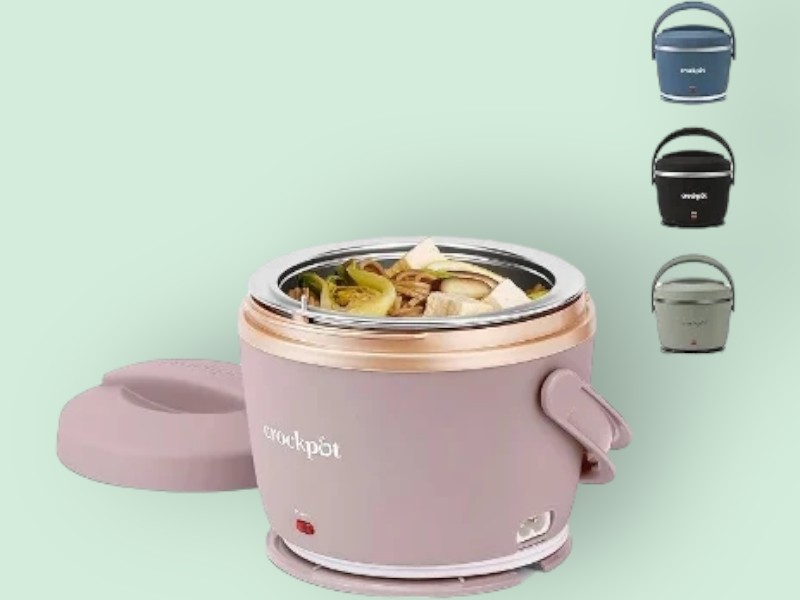 Crockpot Portable Food Warmer in Pink Color