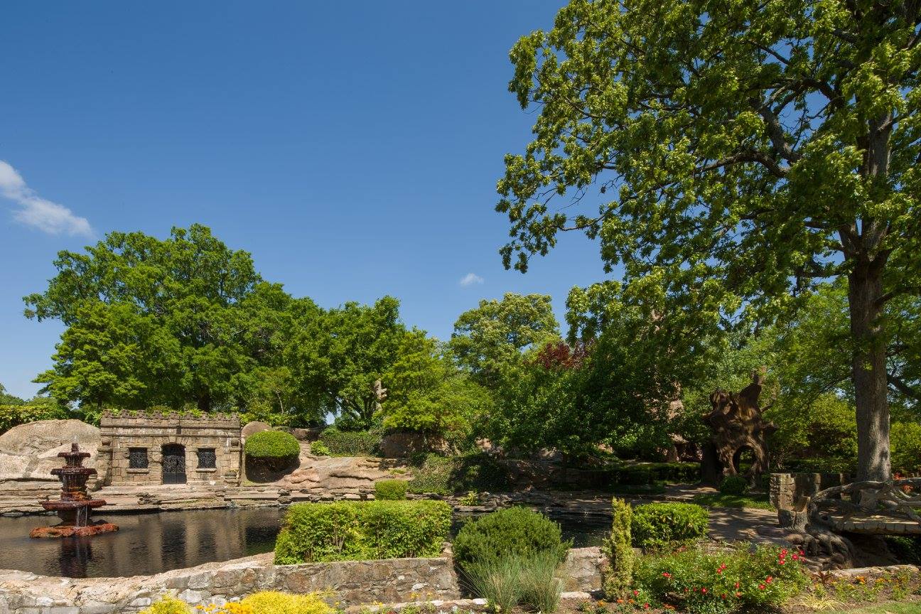 Panoramic view of Crystal Shrine Grotto in Memphis, Tennessee