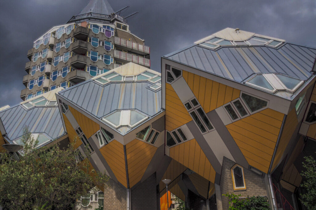 Iconic Cube Houses, one of the best tours in Rotterdam
