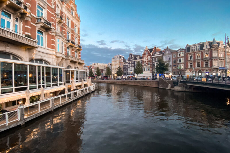 De L'Europe on the Amstel River, Amsterdam