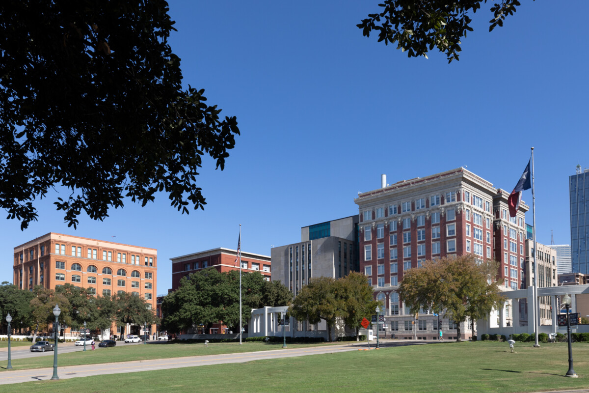 View at the dealey place in Dallas