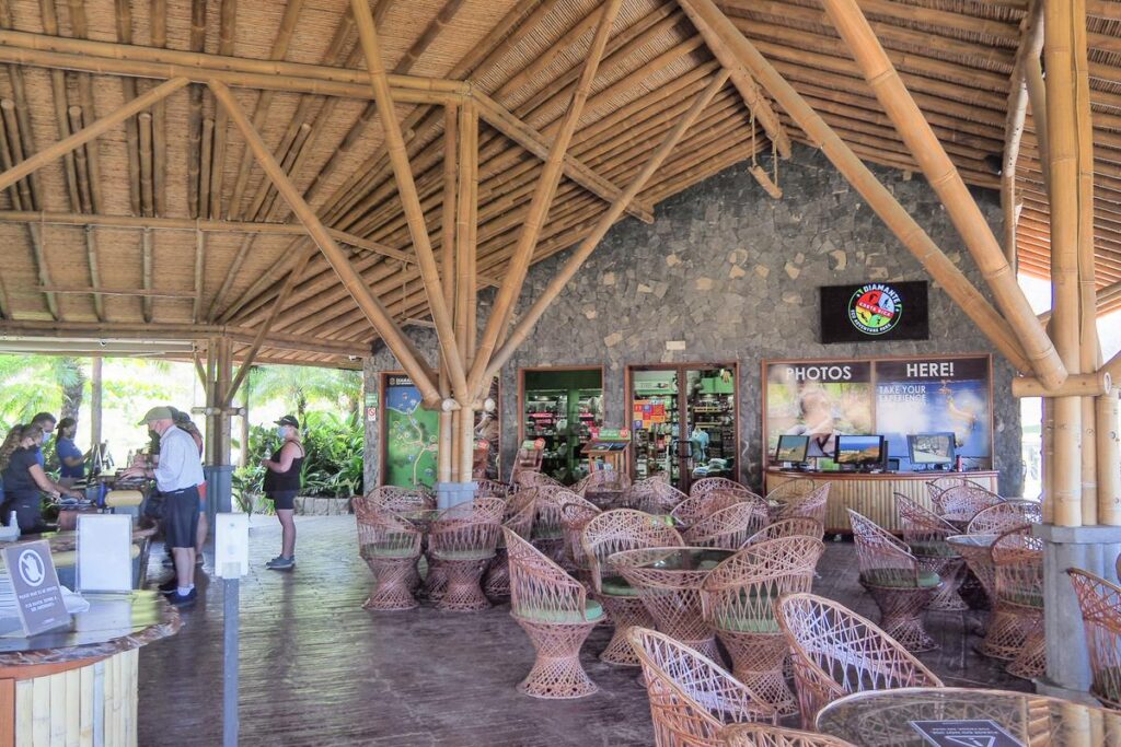 Discover Tropical Ambiance at Diamante Eco Adventure Park Lobby in Costa Rica