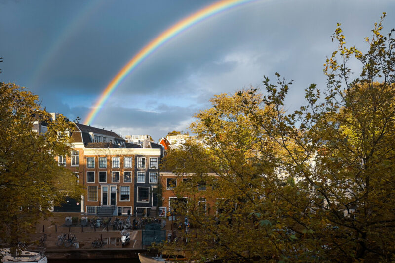 Double Rainbow in Amsterdam