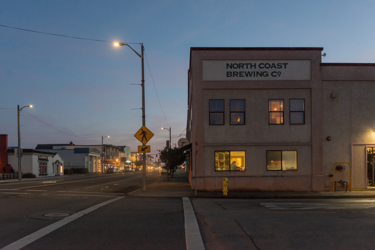 Mendocino county, Fort Bragg California, downtown.