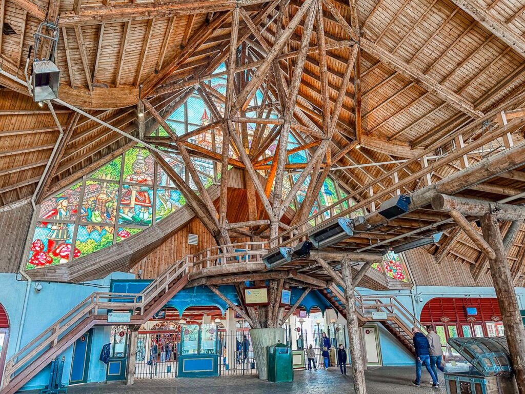 Enchanted Efteling Theme Park entrance in serene morning light