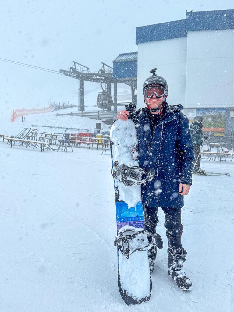 Kyle Kroeger, author of things to do in Innsbruck at Stubai Glacier in snowy weather