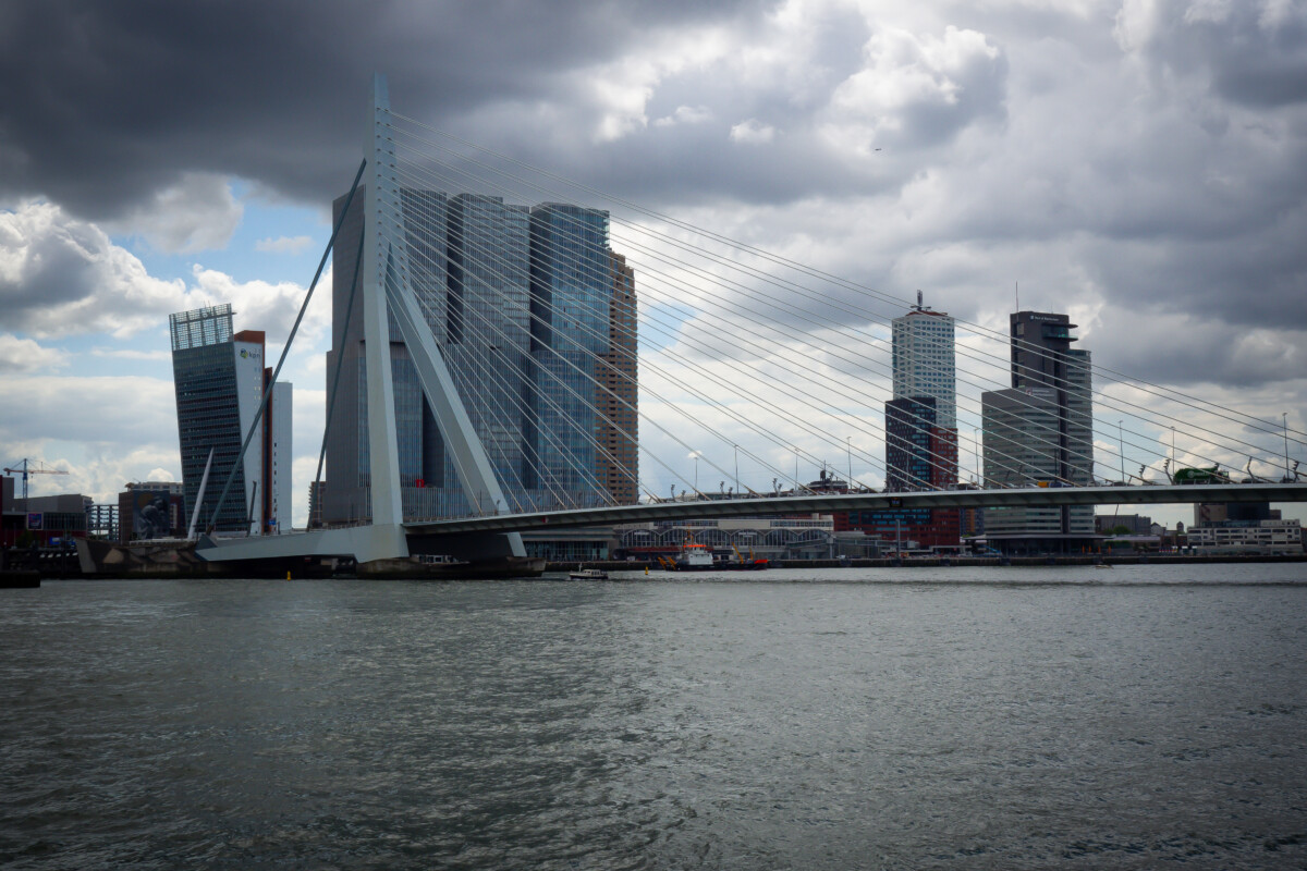 Erasmus Bridge in Rotterdam, Netherlands