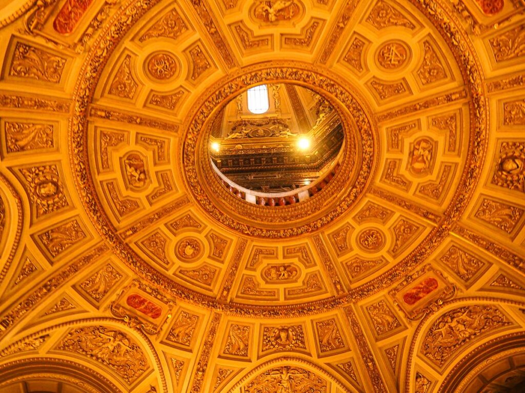 Exquisite Baroque Architecture of Kunsthistorisches Museum Dome in Vienna, Austria - A majestic snapshot of art and history