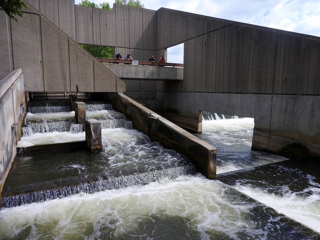 Fish Ladder Park in Michigan