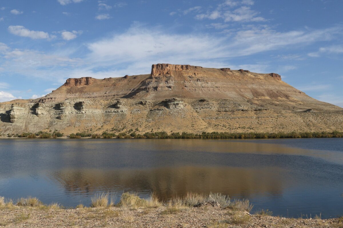 Landscape around Flaming Gorge National Recreation Area