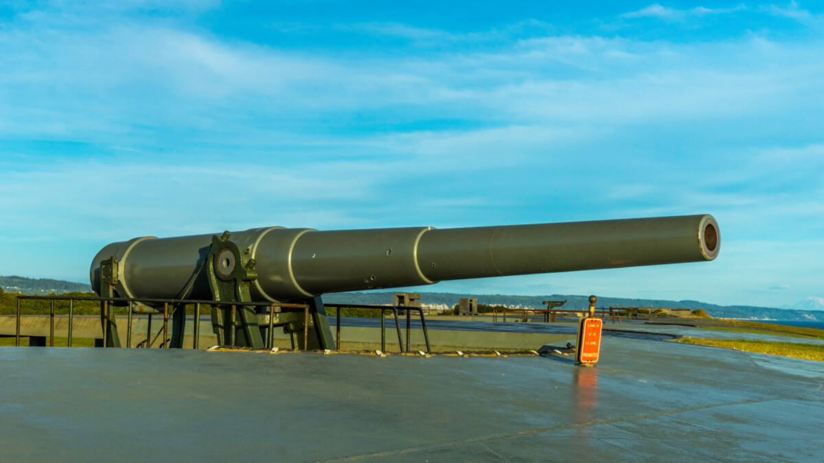 A Canon in Fort Casey Historical State Park