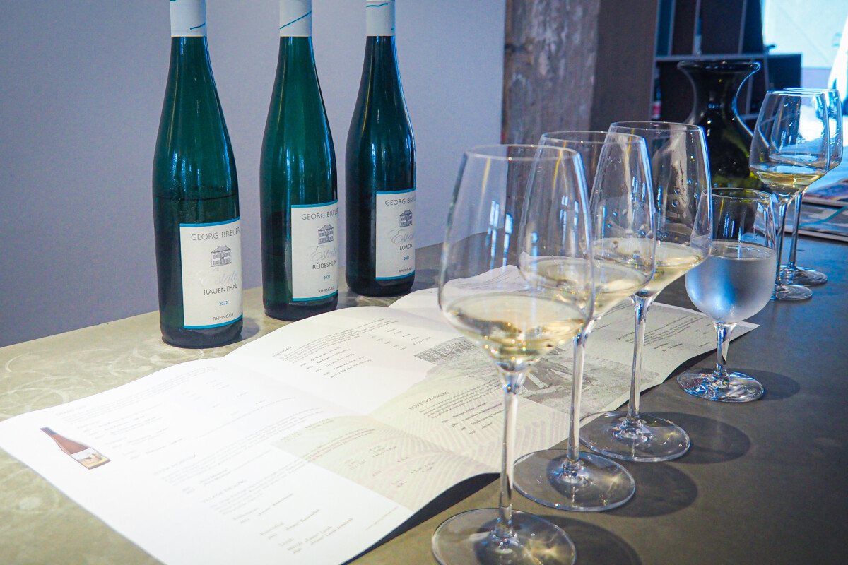 Riesling Wine Tasting at Georg Breuer in Rudesheim, Germany