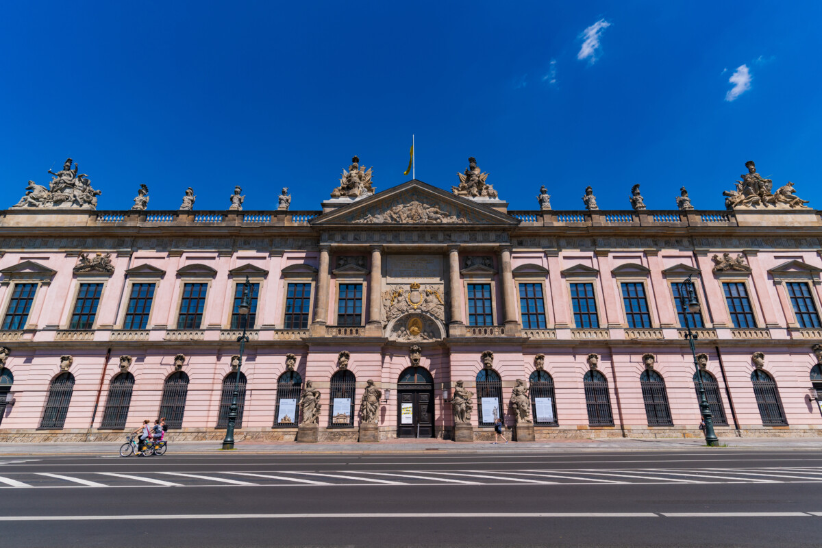 Front and exterior of the German Historical Museum Berlin in Berlin, Germany