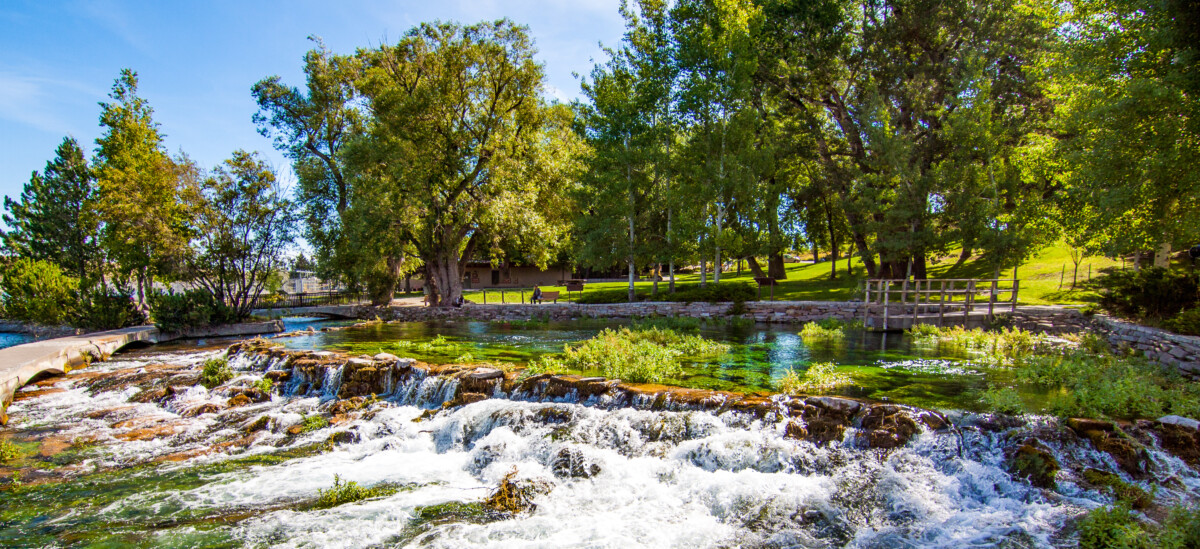 Great Falls at Giant Springs State Park in Montana