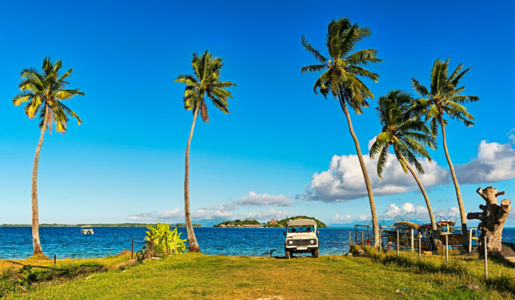 Golf Cart for driving in Bora Bora, Polynesia