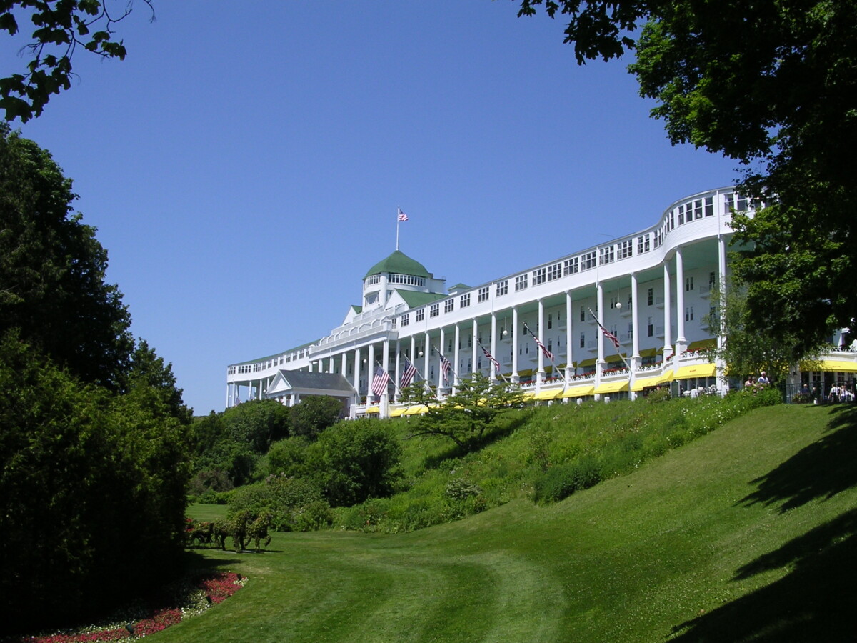 Grand Hotel exterior in Mackinac Island