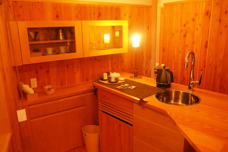 Private Kitchen in Hakone Retreat Fore