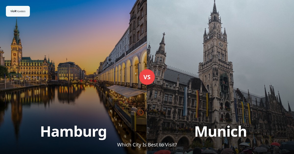 Hamburg vs Munich: Which German City is Better to Visit? comparison - ViaTravelers Travel Guide