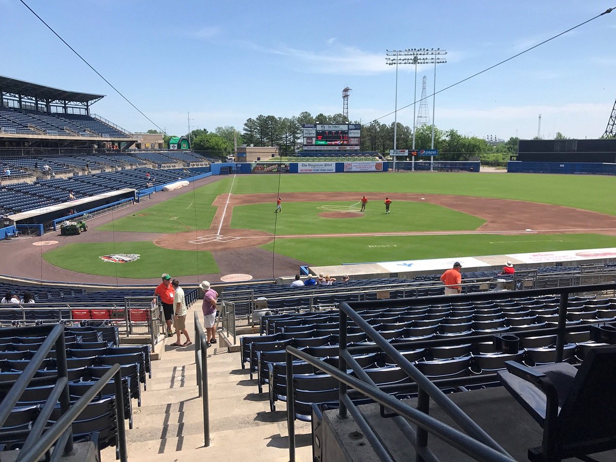 Field at Harbor Park in Norfolk, Virginia