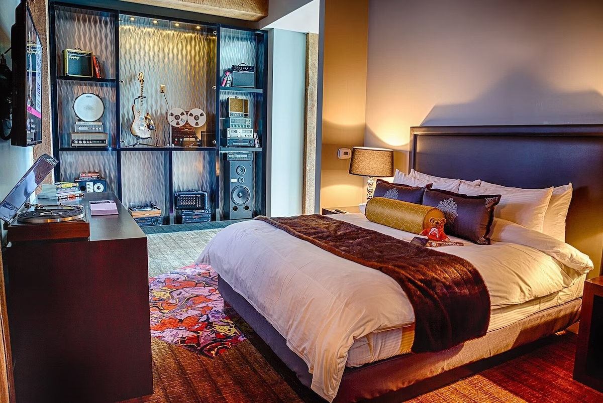 Room interior of Hard Rock Hotel & Casino Sioux City