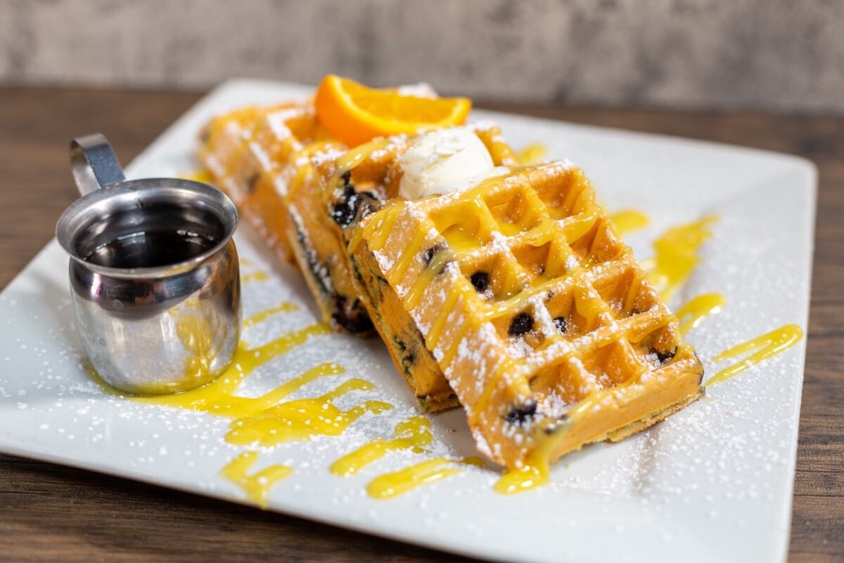 Delicious waffles served at Hash House A Go Go