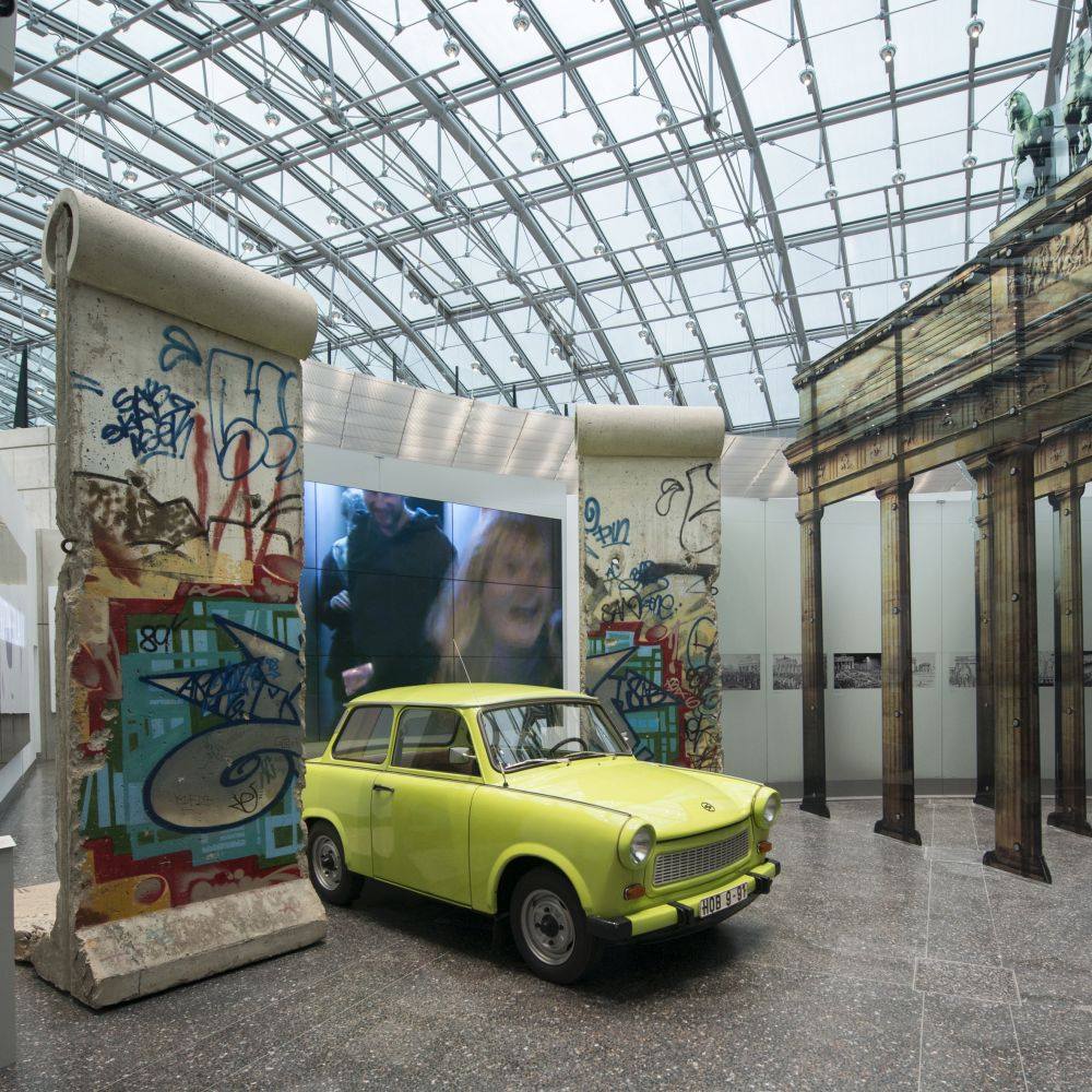Exhibit and display at Haus der Geschichte in Bonn, Germany