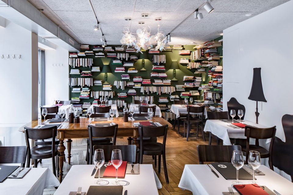 Interior of Haus Hiltl in Zürich, Switzerland