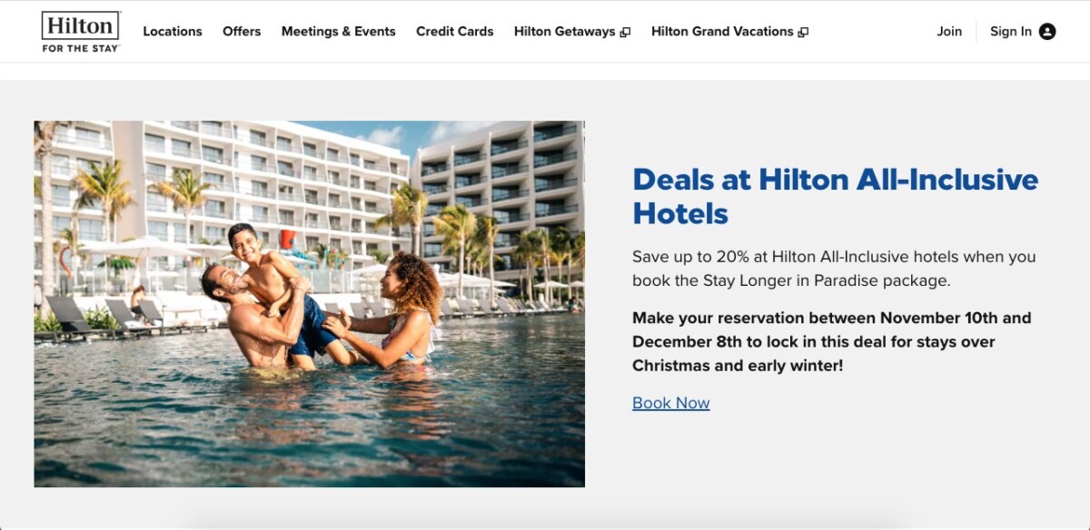 Hilton Black Friday Deals