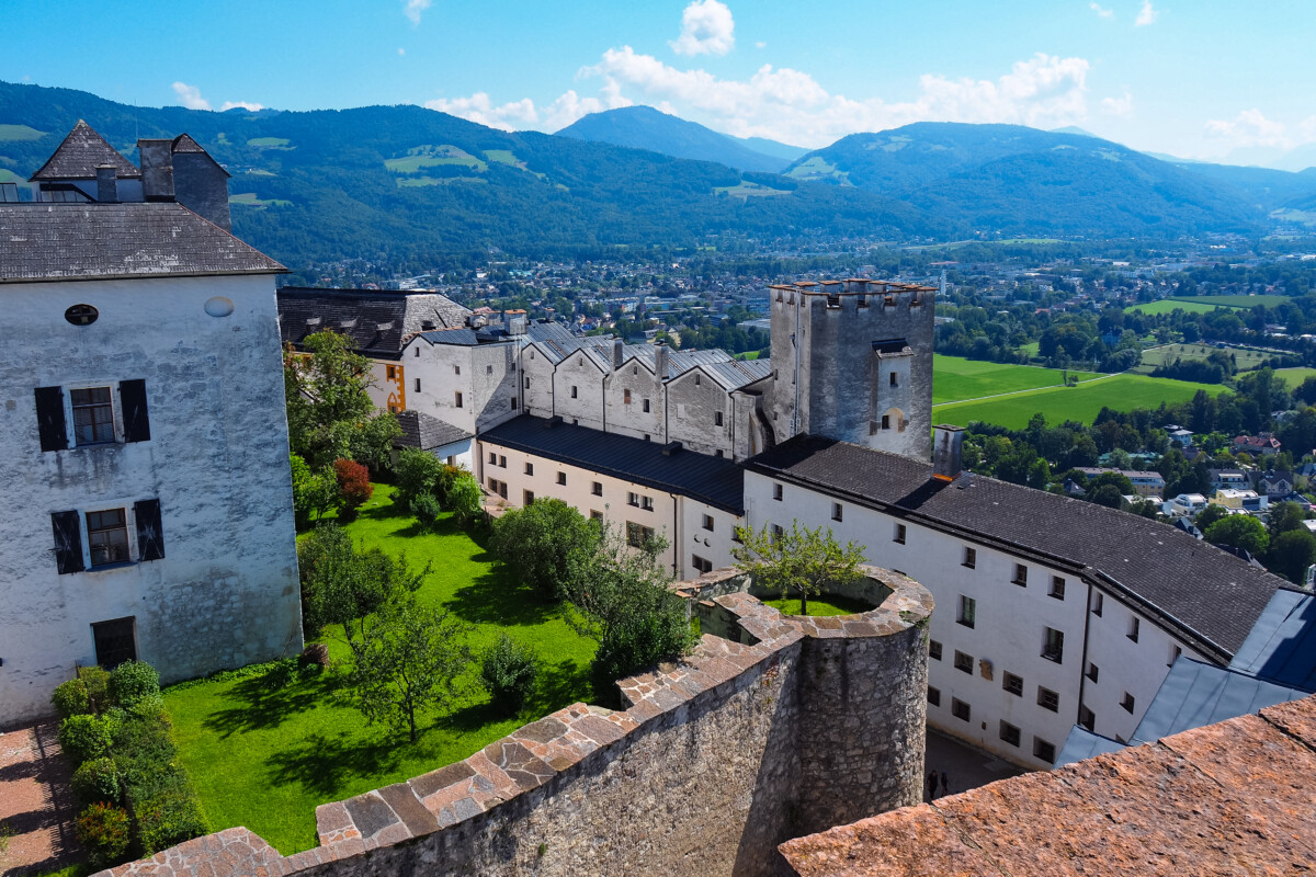 Interior Courtyard of Hohensalzburg Fortress