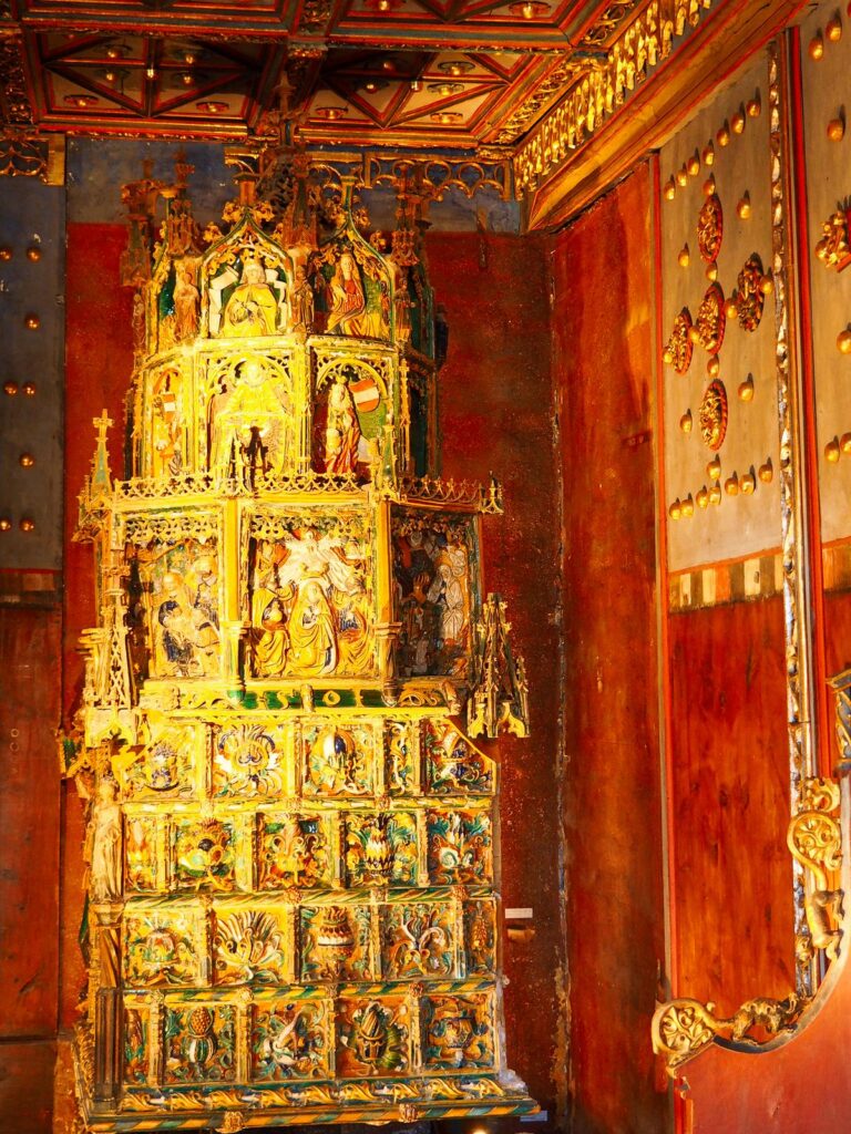 Golden altarpiece in Hohensalzburg Fortress
