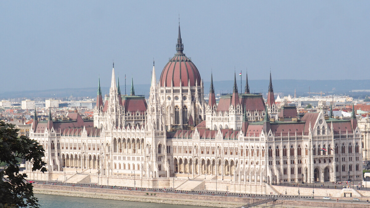 Hungarian Parliament Building in Budapest, Hungary