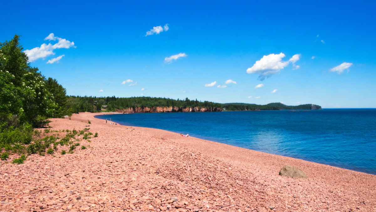 Iona's Beach on the Lake Superior in Minnesota