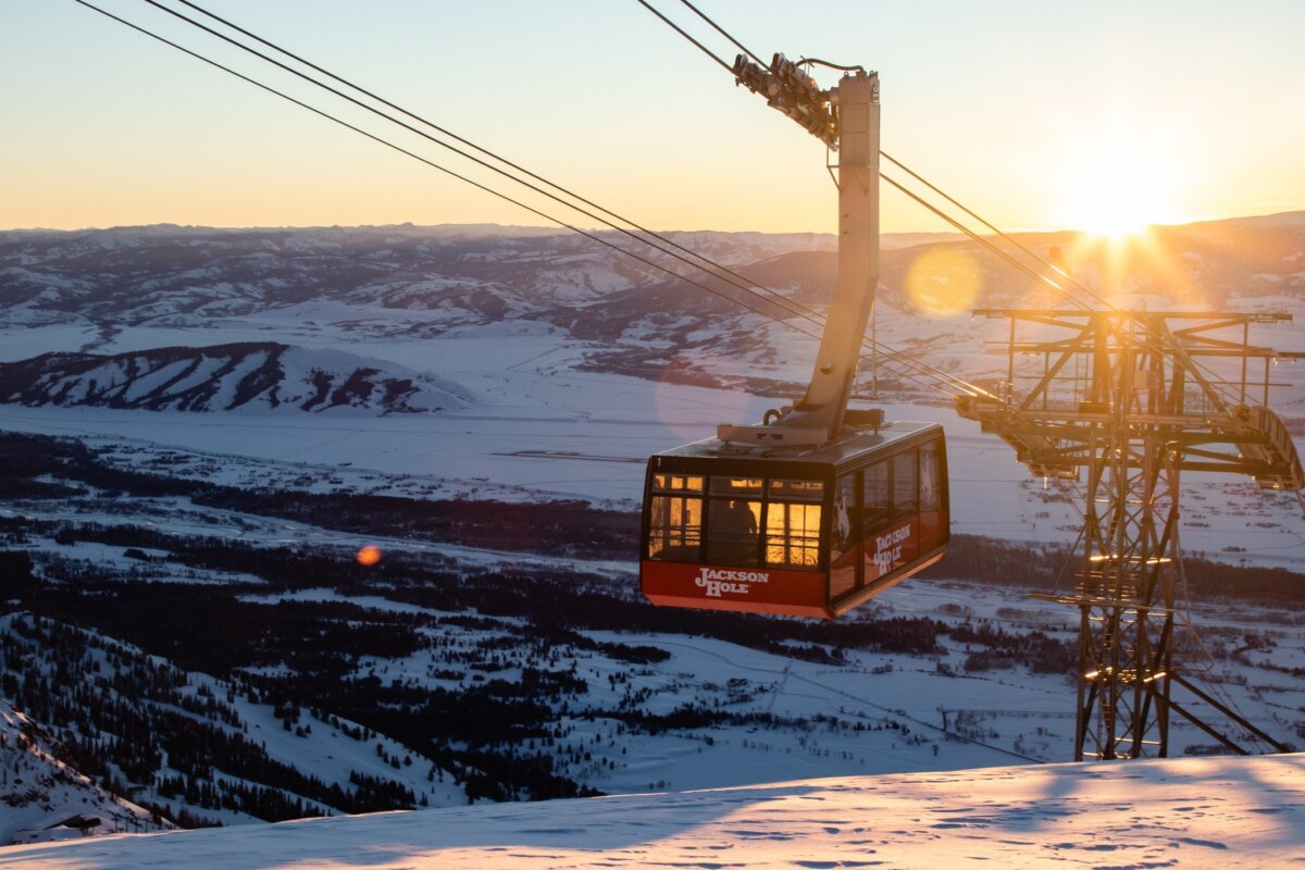 Jackson Hole Tram in Jackson Hole Mountain Resort
