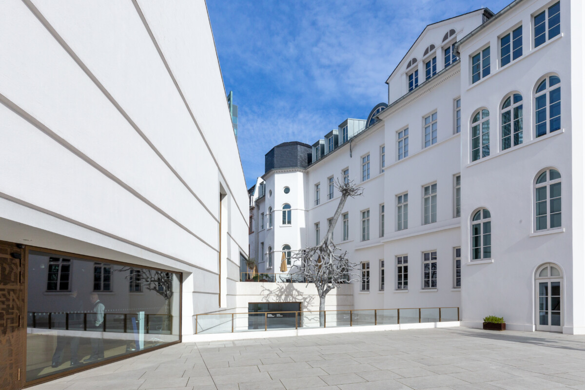 Jewish Museum Building exterior in Frankfurt, Germany
