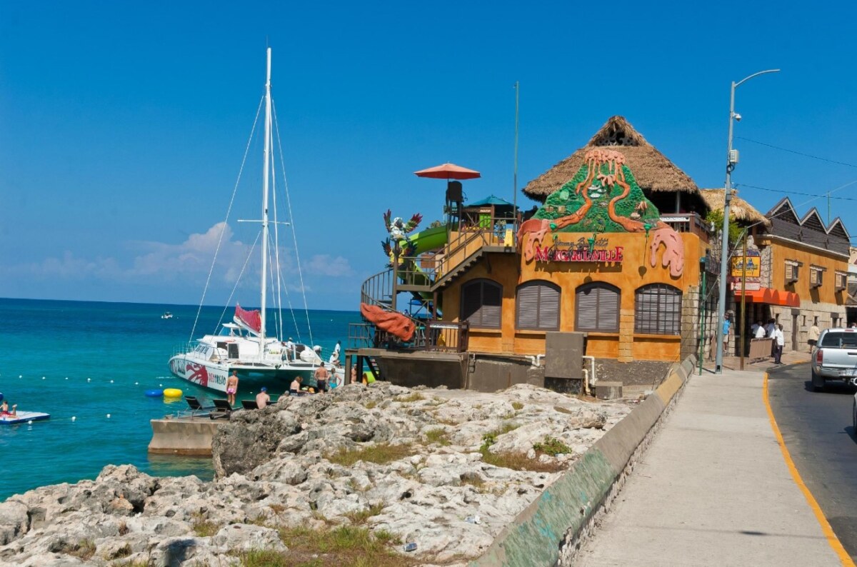 Jimmy Buffett's Margaritaville restaurant in Jamaica