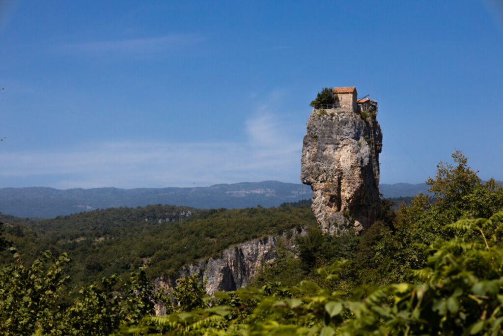 Katskhi Pillar Monastery in Georgia