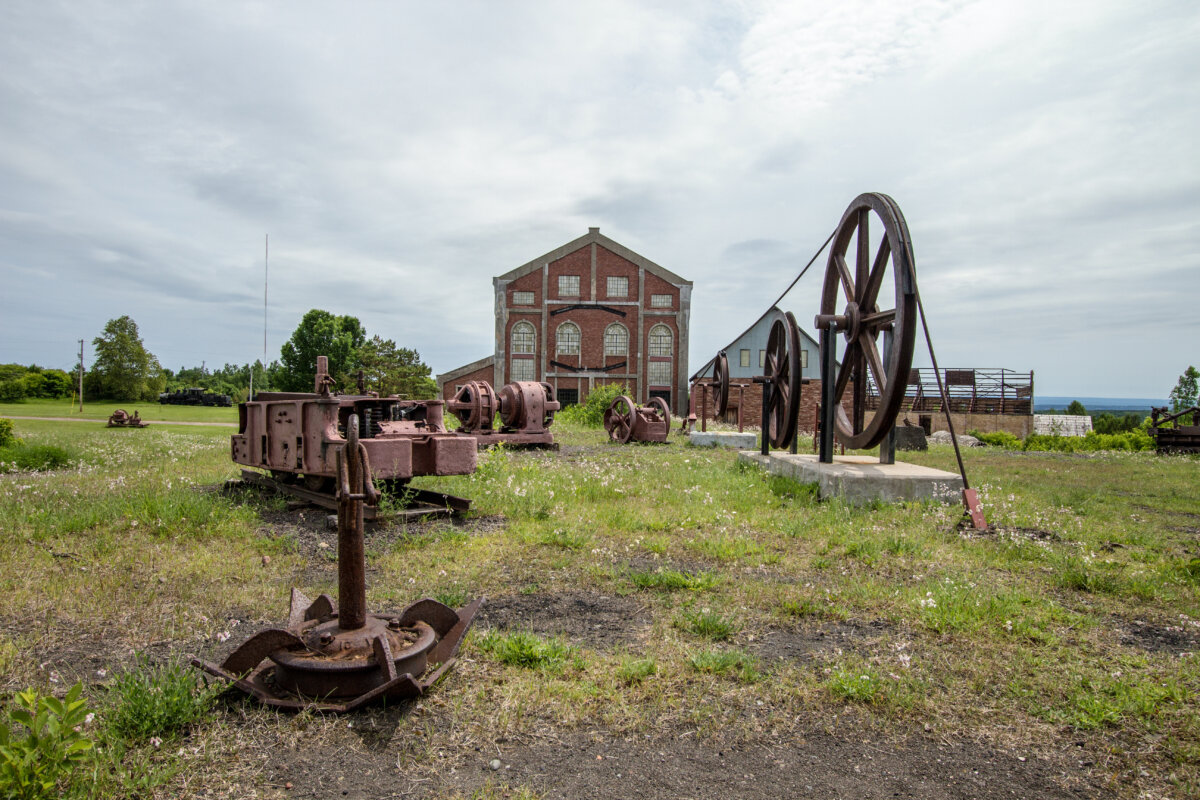 Keweenaw National Historical Park's Quincy Mine in Calumet, Michigan