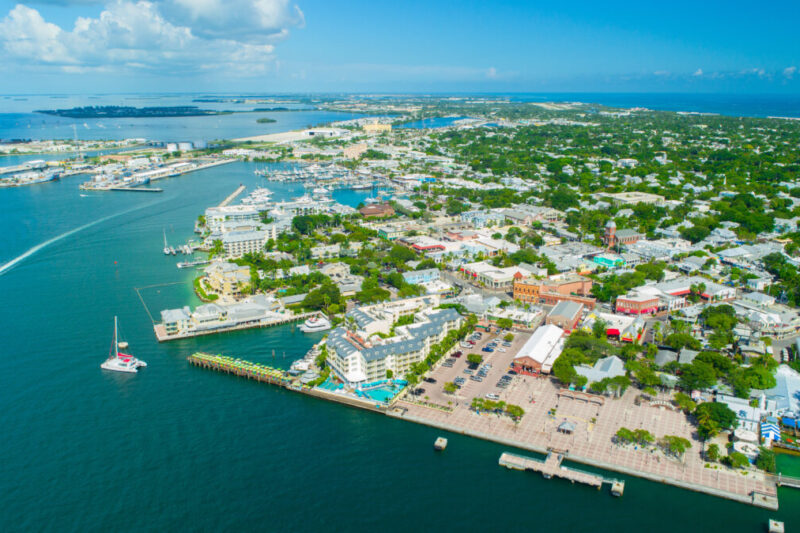 Aerial View of Key West, Florida