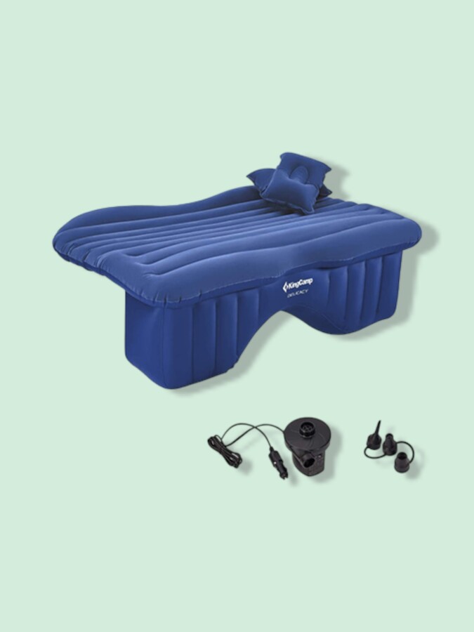 Blue KingCamp Car SUV Inflatable Back Seat Air Mattress
