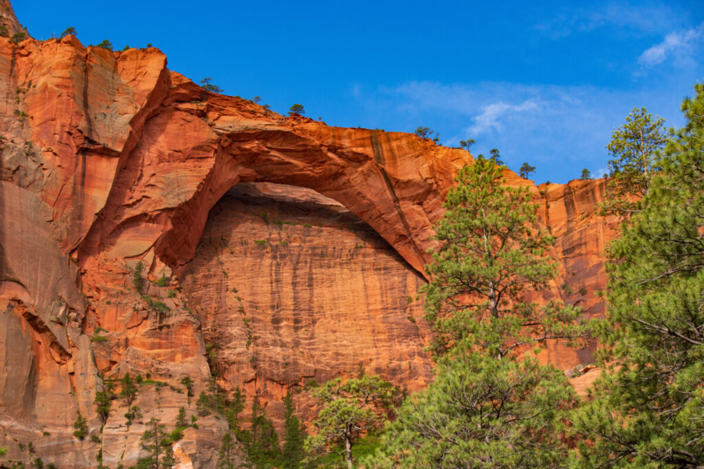 Kolob Arch in Zion National Park, Utah