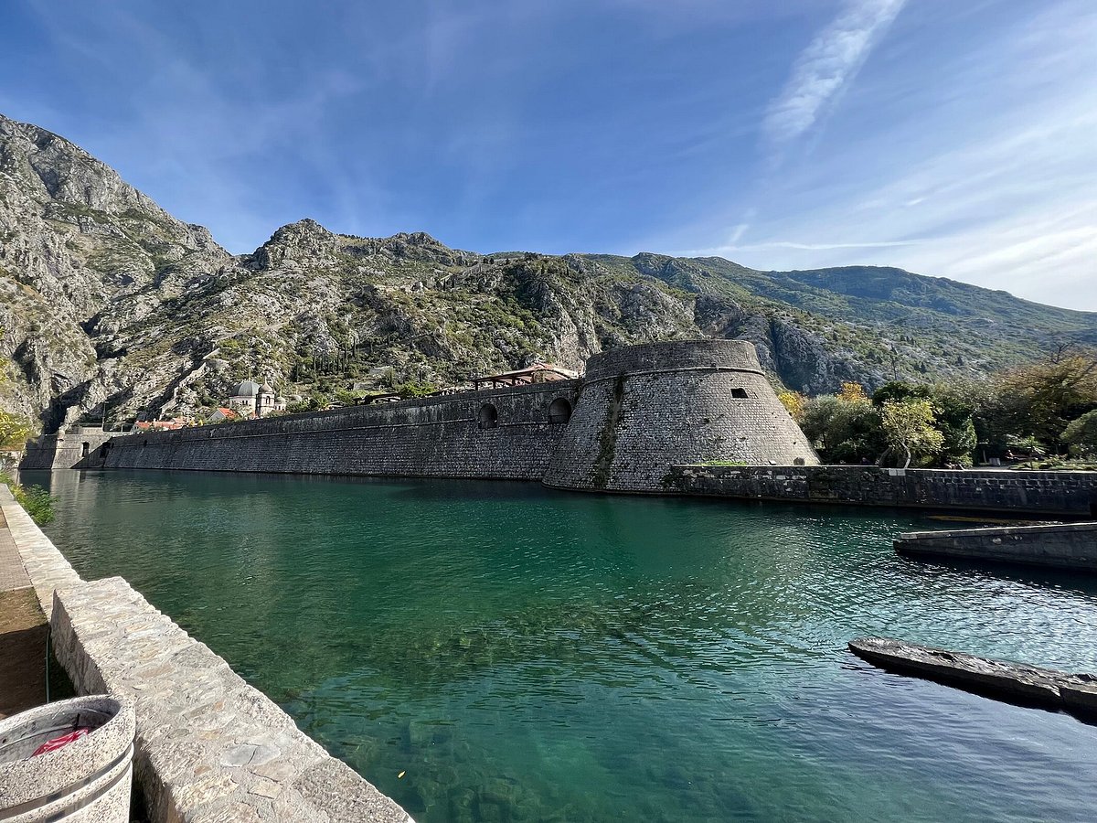 The Kotor City Walls in Kotor, Montenegro