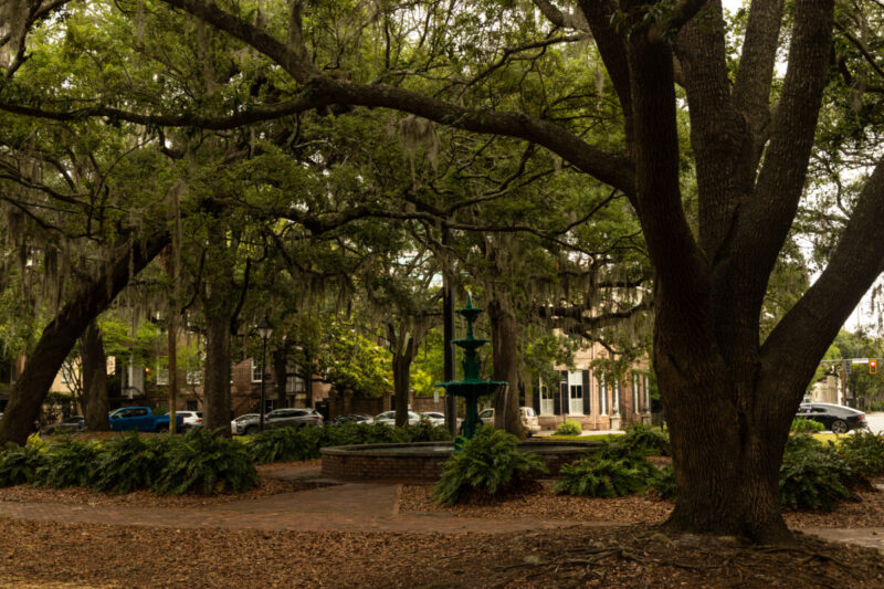 Fountain in Lafayette Square, Savannah