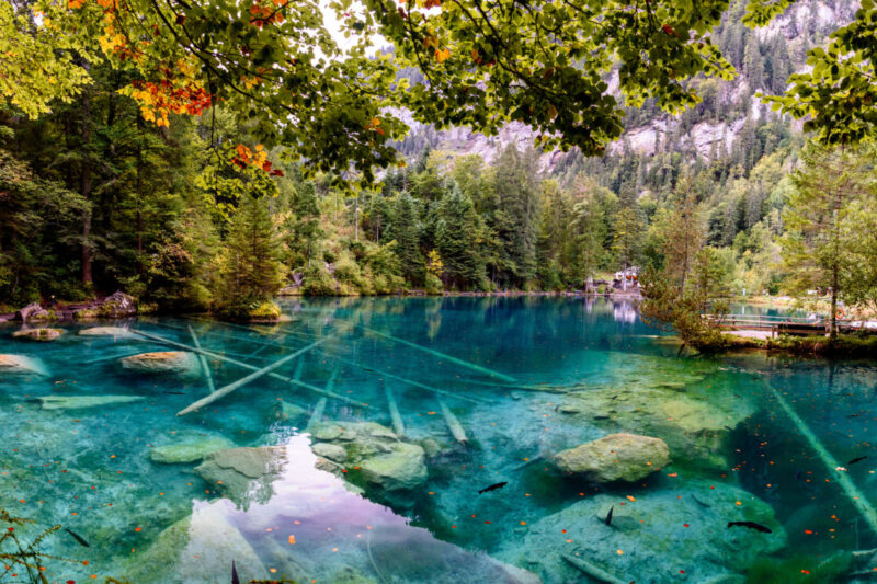 Blausea lake, Switzerland