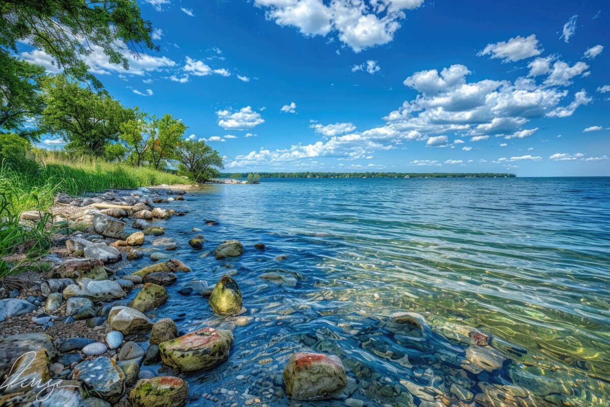 Lake Okoboji in Northern Iowa's Gull Point