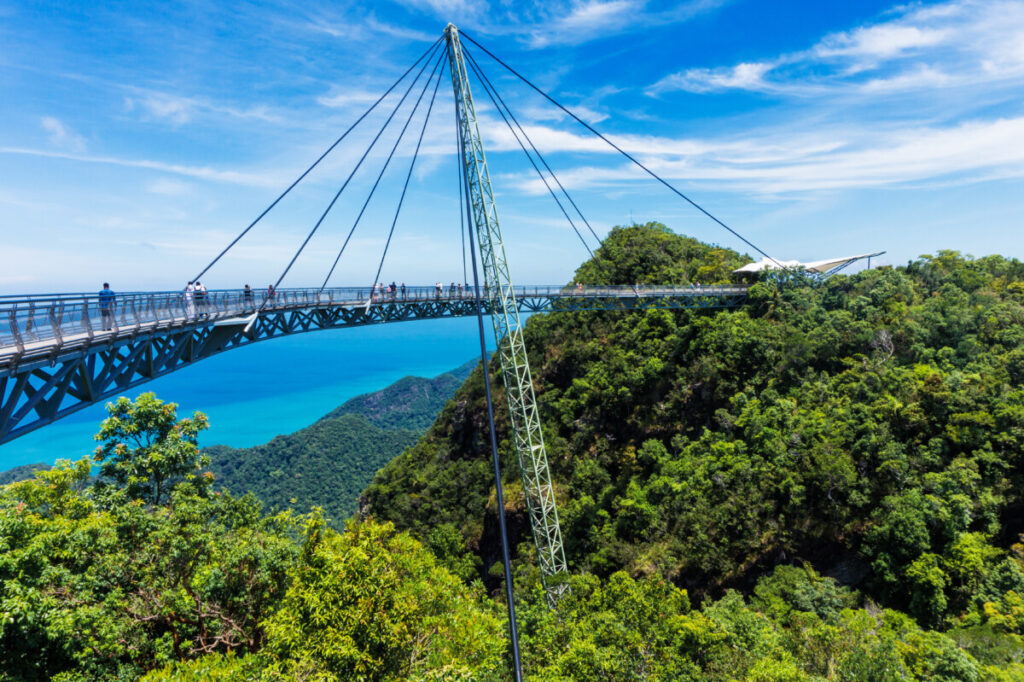 Langkawi Sky Bridge in Langkawi Island, Malaysia